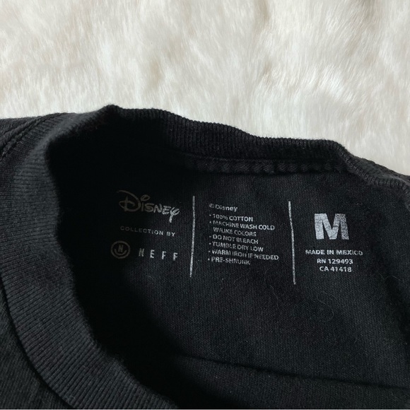 Neff Disney Long Sleeve T-Shirt, Black - Picture 5 of 5